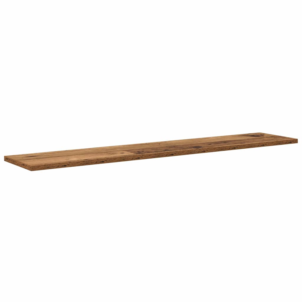 vidaXL Półka na książki 4 pcs Brązowy 100 x 20 x 1,5 cm