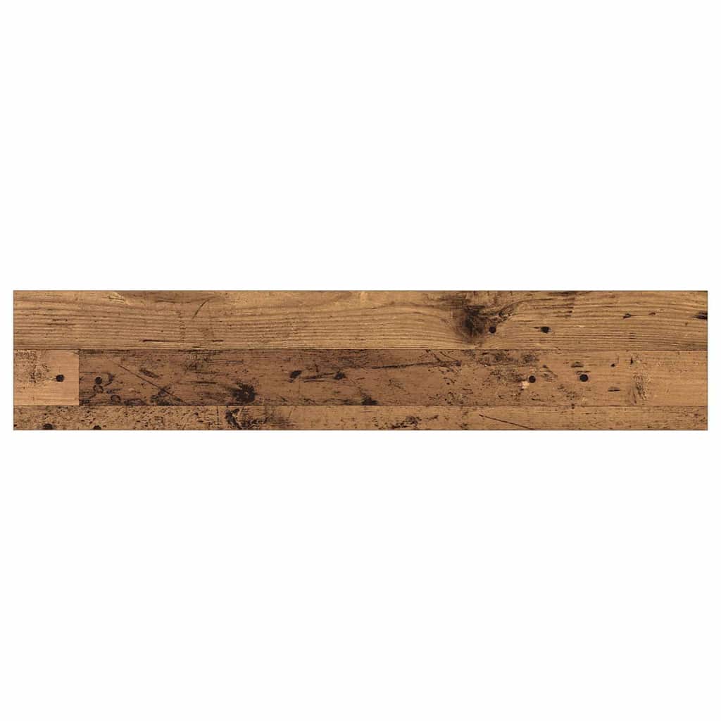 vidaXL Półka na książki 4 pcs Brązowy 100 x 20 x 1,5 cm