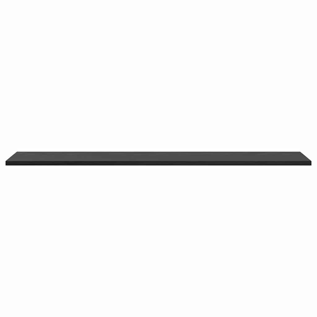 vidaXL Półka na książki 4 pcs Czarny 100 x 20 x 1,5 cm