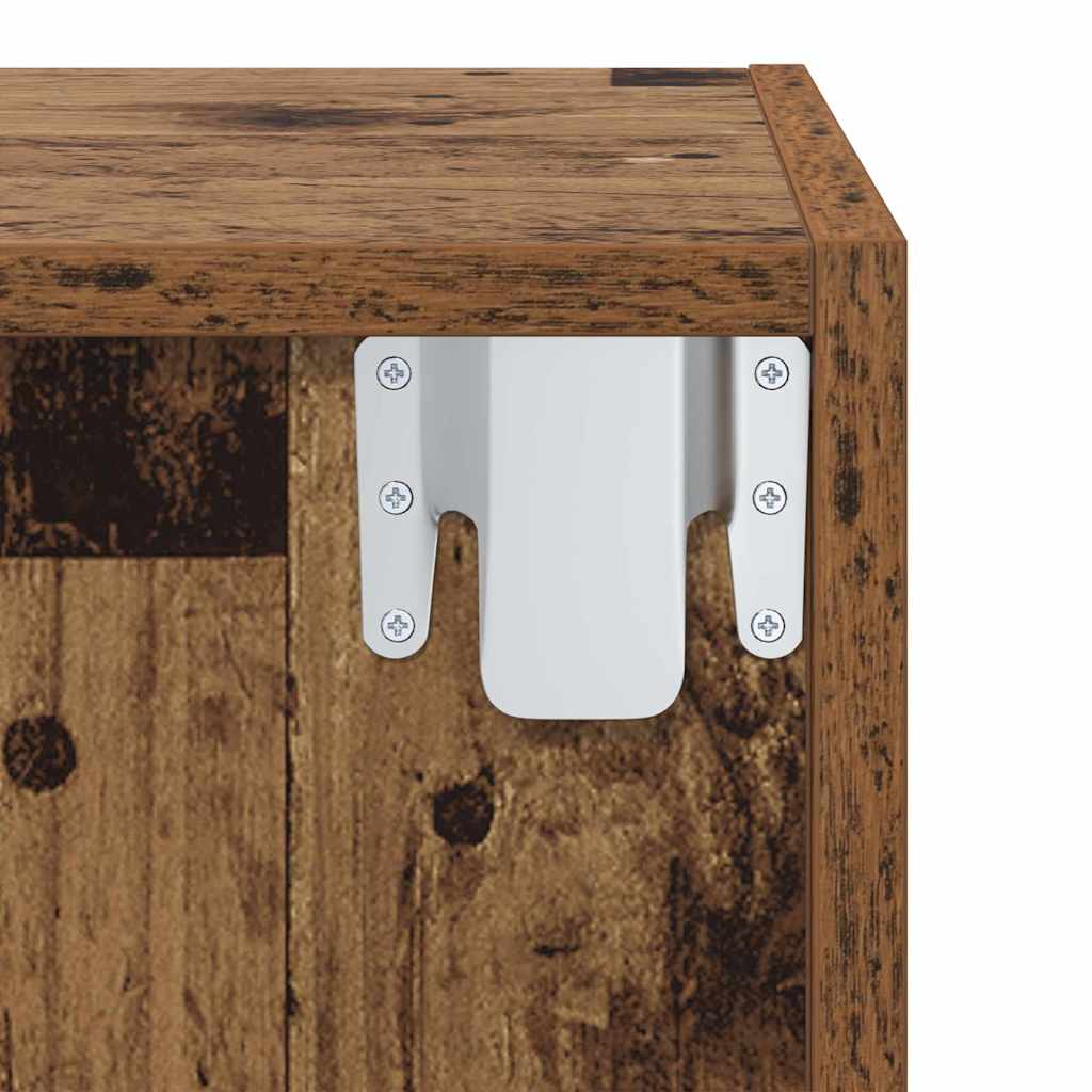 vidaXL Zestaw szafek RTV Stare drewno 37 x 37 x 72 cm