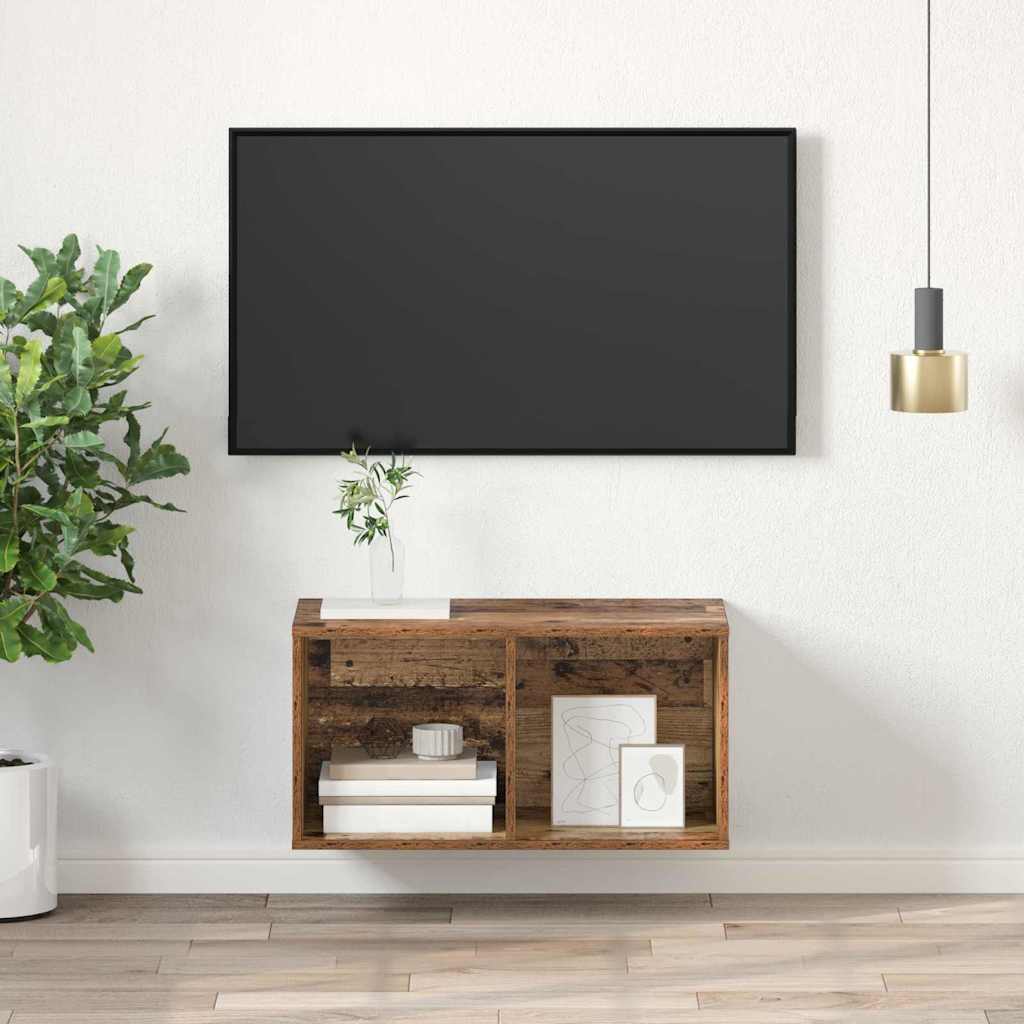 vidaXL Zestaw szafek RTV Stare drewno 37 x 37 x 72 cm