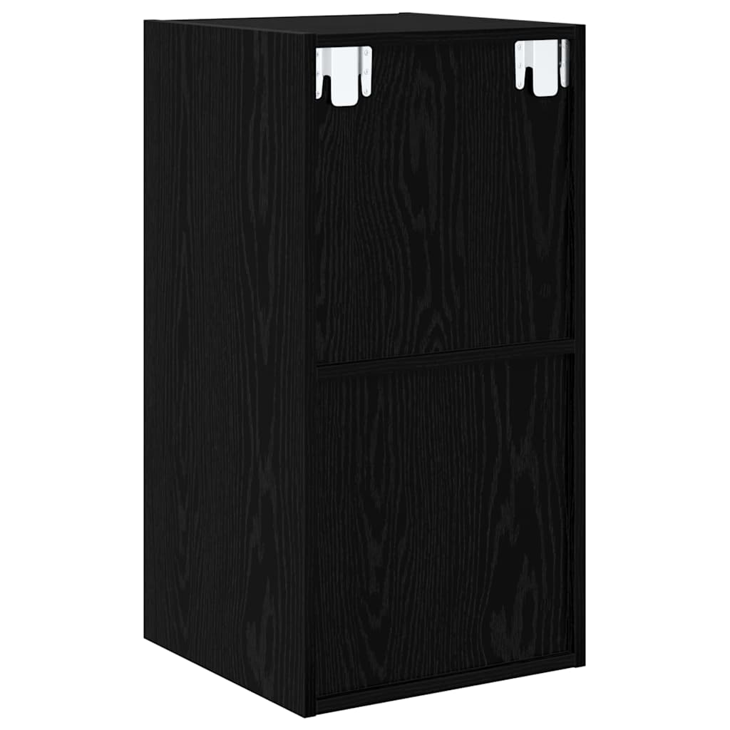 vidaXL Zestaw szafek RTV Czarny Dąb 37 x 37 x 72 cm