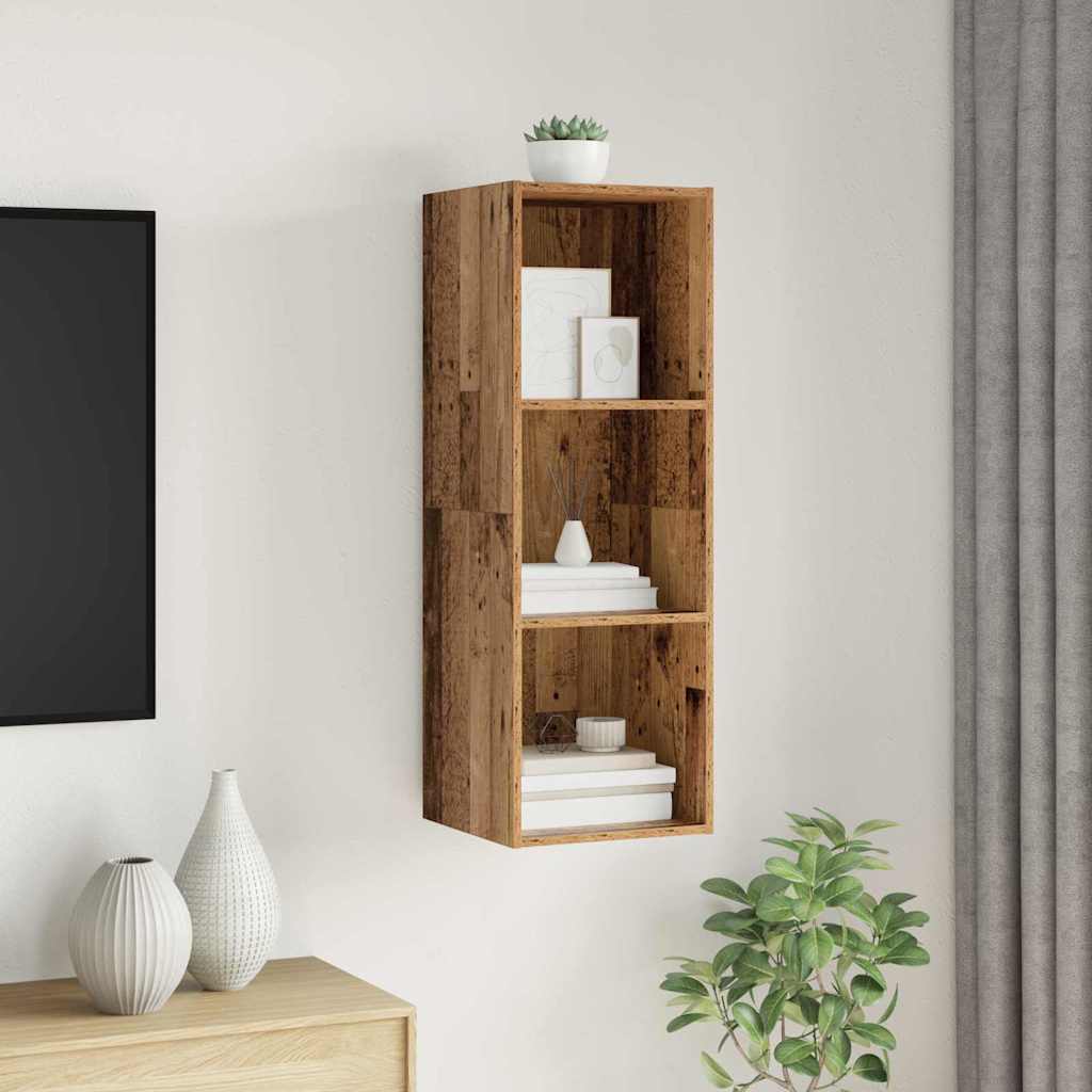vidaXL Zestaw szafek RTV Stare drewno 37 x 37 x 107 cm