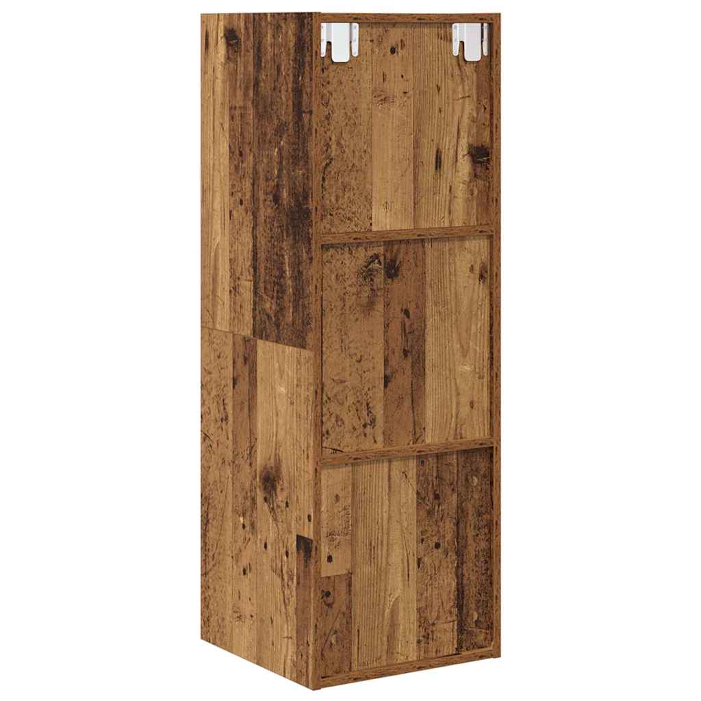vidaXL Zestaw szafek RTV Stare drewno 37 x 37 x 107 cm