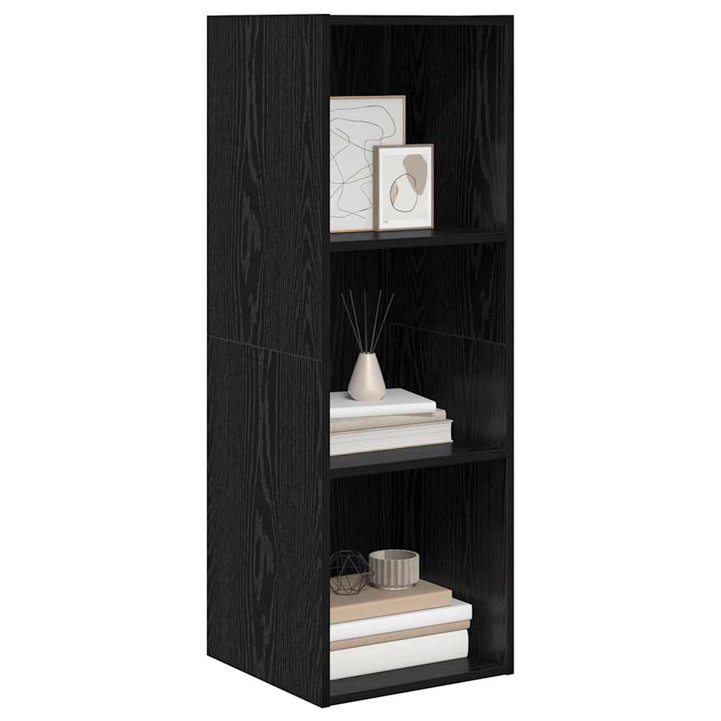 vidaXL Zestaw szafek RTV Czarny Dąb 37 x 37 x 107 cm