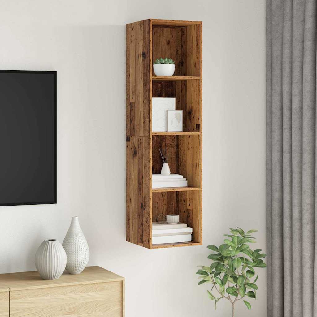 vidaXL Zestaw szafek RTV Stare drewno 37 x 37 x 142,5 cm