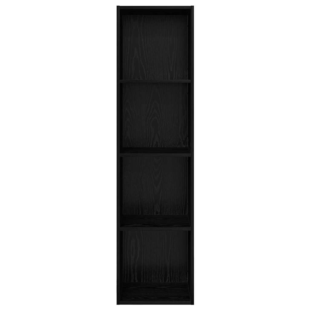 vidaXL Zestaw szafek RTV Czarny Dąb 37 x 37 x 142,5 cm