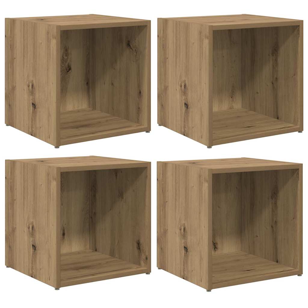 vidaXL Zestaw szafek RTV 4 pcs Dąb rzemieślniczy 37 x 35 x 37,5 cm