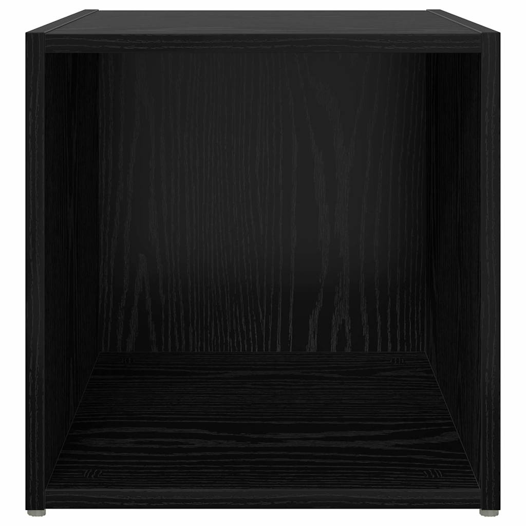 vidaXL Zestaw szafek RTV 2 pcs 37 x 35 x 37,5 cm Czarny