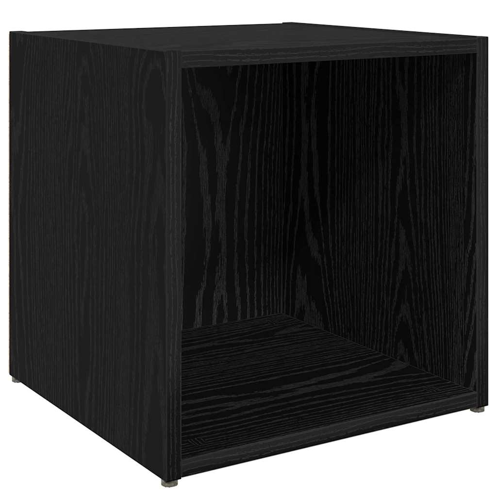 vidaXL Zestaw szafek RTV 4 pcs Czarny 37 x 35 x 37,5 cm