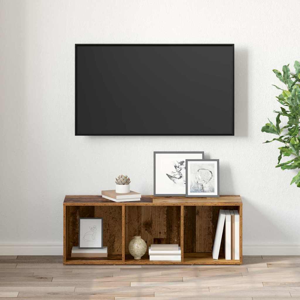 vidaXL Zestaw szafek RTV Montowane na ścianie Brązowy 72 x 35 x 37 cm