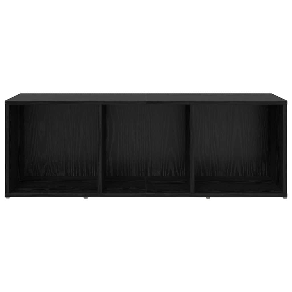 vidaXL Zestaw szafek RTV Montowane na ścianie Czarny 72 x 35 x 37 cm