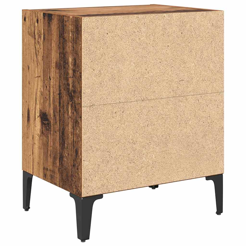 vidaXL Szafka Nocna Stare drewno 40 x 30 x 50 cm