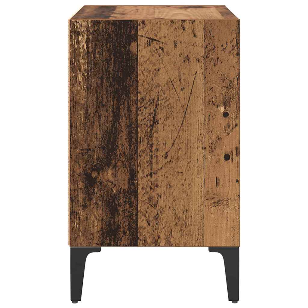 vidaXL Szafka Nocna Stare drewno 40 x 30 x 50 cm