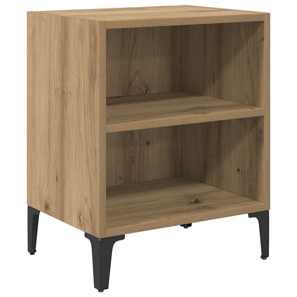 vidaXL Szafka Nocna 2 pcs Dąb rzemieślniczy 40 x 30 x 50 cm
