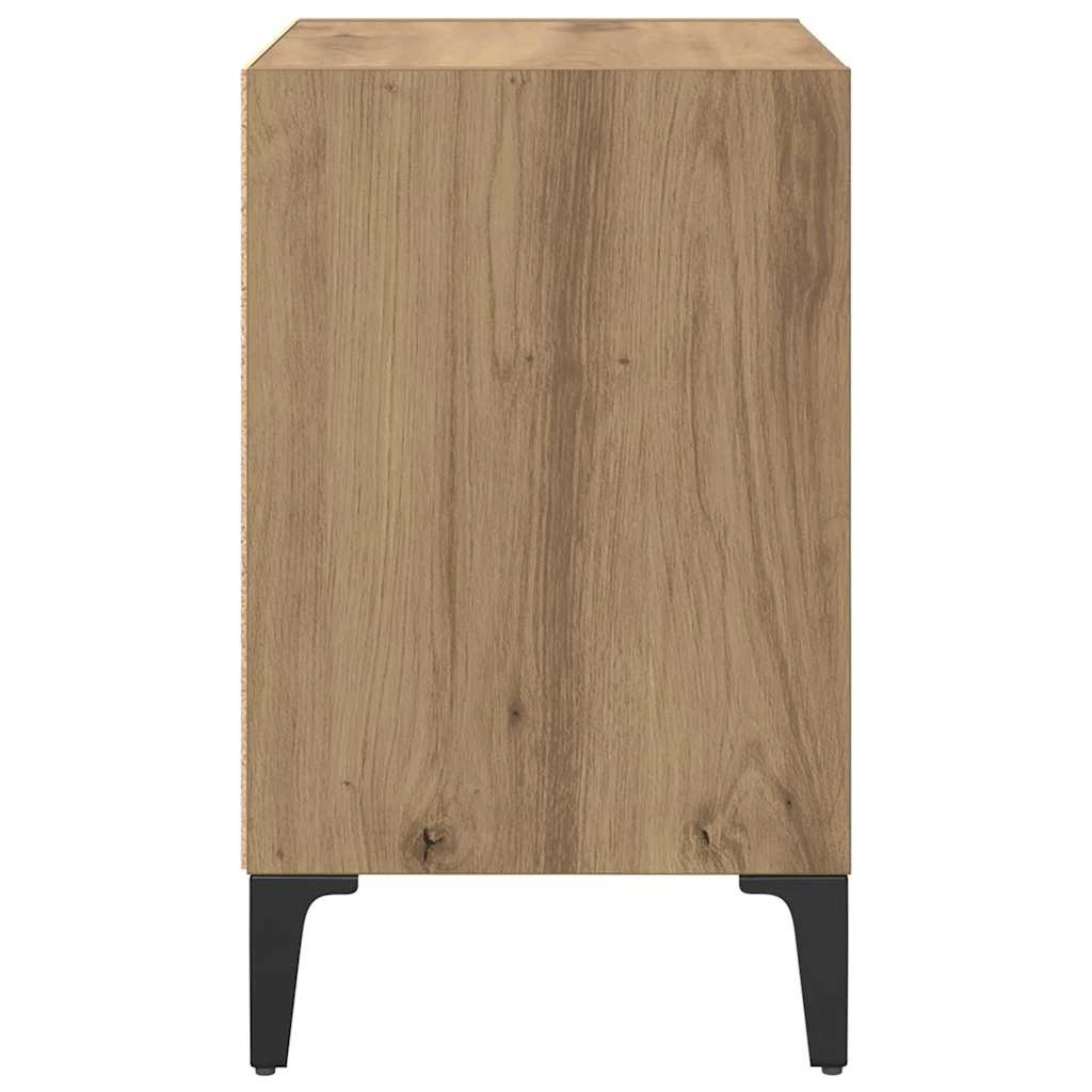 vidaXL Szafka Nocna 2 pcs Dąb rzemieślniczy 40 x 30 x 50 cm