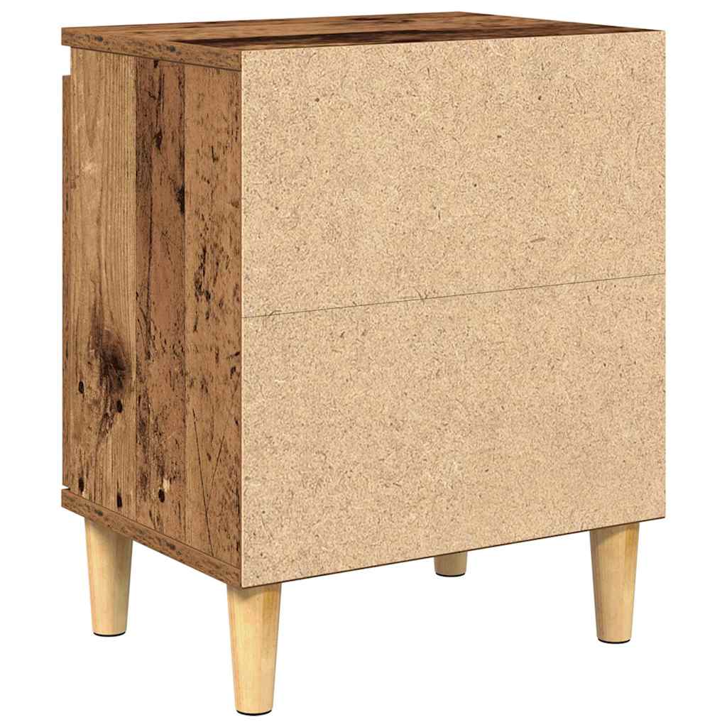 vidaXL Szafka Nocna Stare drewno 40 x 30 x 50 cm