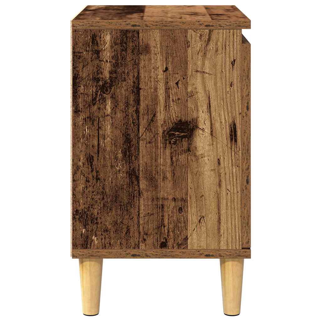 vidaXL Szafka Nocna Stare drewno 40 x 30 x 50 cm