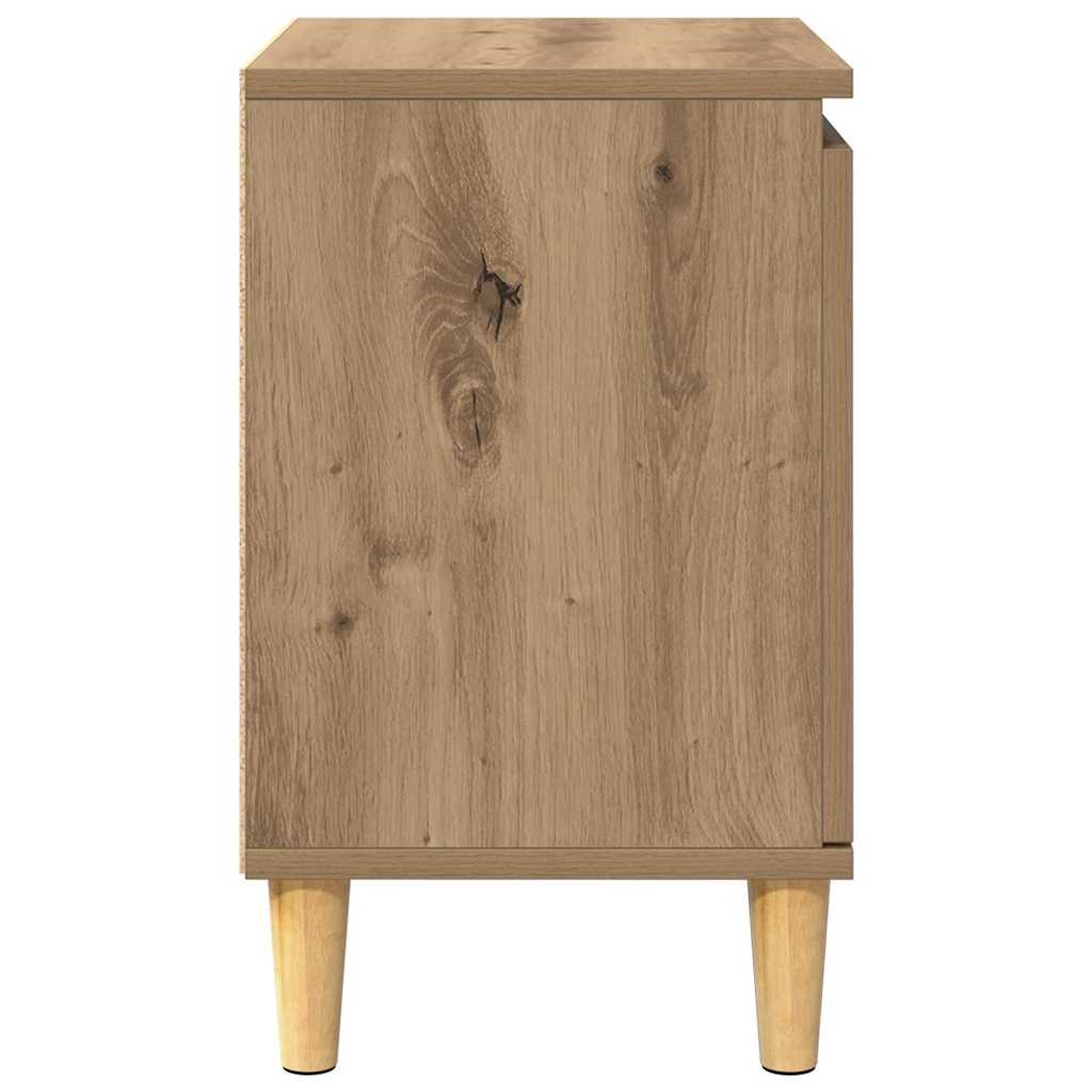 vidaXL Szafka Nocna Dąb rzemieślniczy 40 x 30 x 50 cm