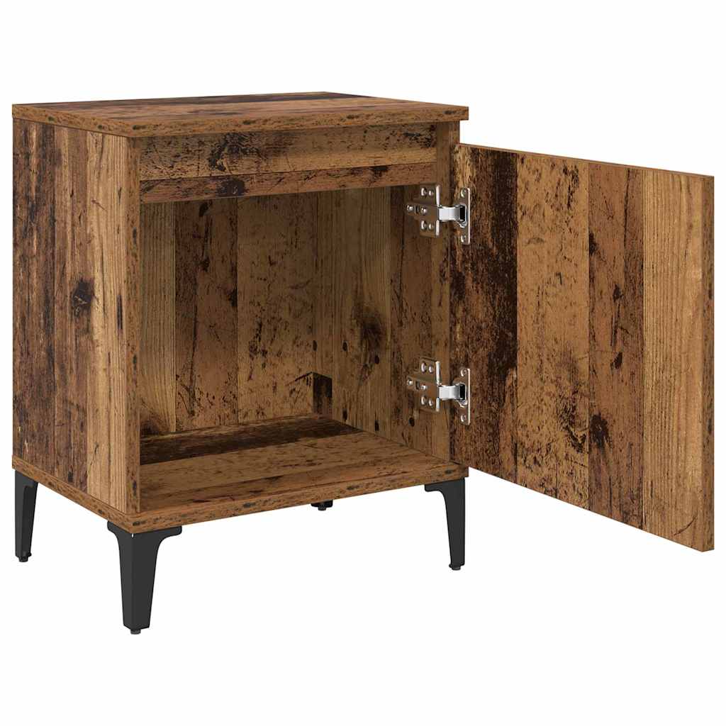 vidaXL Szafka Nocna Stare drewno 40 x 30 x 50 cm