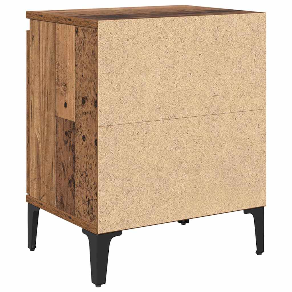 vidaXL Szafka Nocna Stare drewno 40 x 30 x 50 cm