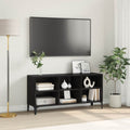 vidaXL Zestaw szafek RTV Czarny 103,5 x 30 x 50 cm Drewno inżynieryjne
