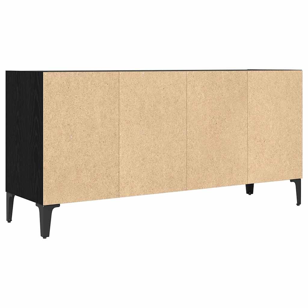 vidaXL Zestaw szafek RTV Czarny 103,5 x 30 x 50 cm Drewno inżynieryjne