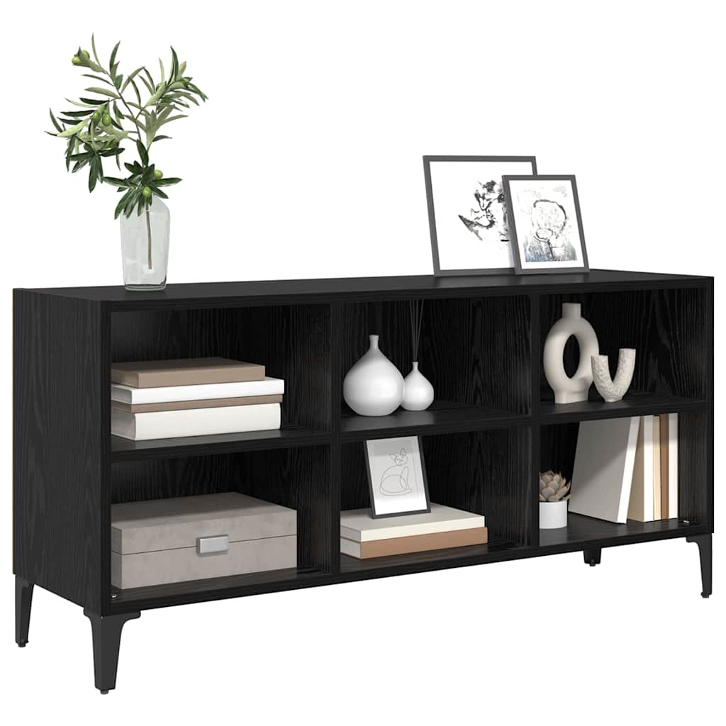 vidaXL Zestaw szafek RTV Czarny 103,5 x 30 x 50 cm Drewno inżynieryjne