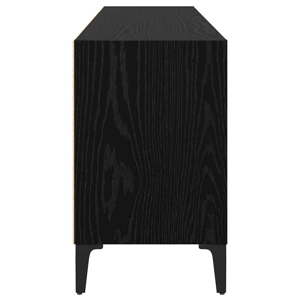 vidaXL Zestaw szafek RTV Czarny 103,5 x 30 x 50 cm Drewno inżynieryjne