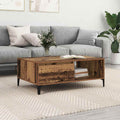 vidaXL Stolik kawowy Stare drewno 90 x 60 x 35 cm