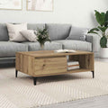 vidaXL Stolik kawowy dąb artisan 90 x 60 x 35 cm
