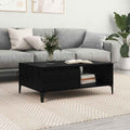 vidaXL Stolik kawowy Czarny dąb 90 x 60 x 35 cm