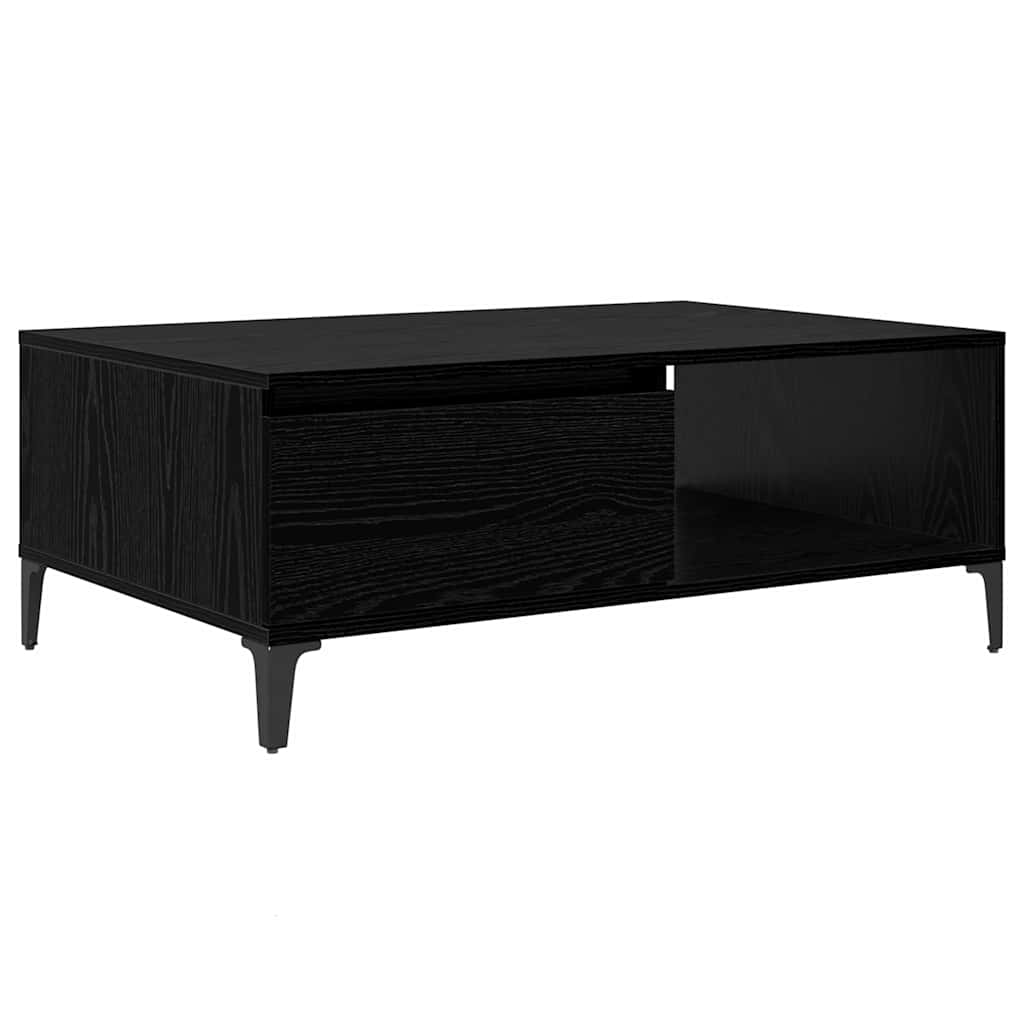 vidaXL Stolik kawowy Czarny dąb 90 x 60 x 35 cm