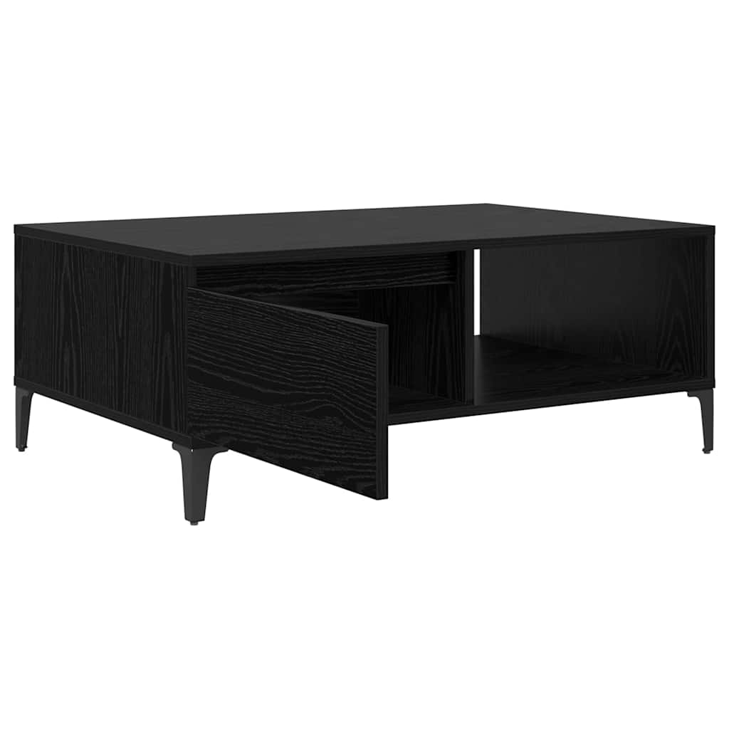 vidaXL Stolik kawowy Czarny dąb 90 x 60 x 35 cm