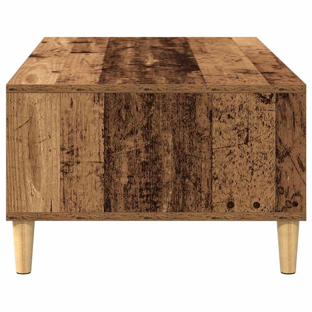 vidaXL Stolik kawowy Stare drewno 102 x 55 x 35 cm