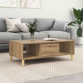 vidaXL Stolik kawowy Dąb rzemieślniczy 102 x 55 x 35 cm