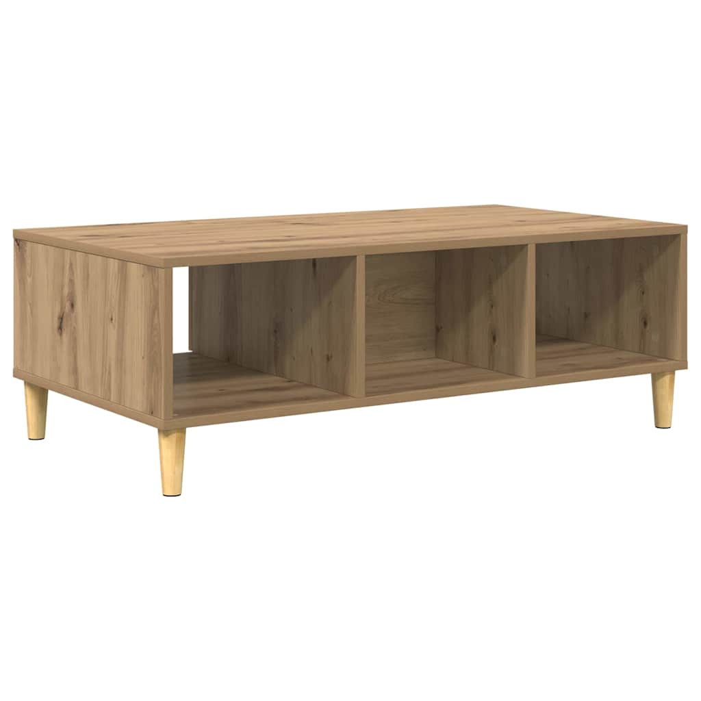 vidaXL Stolik kawowy Dąb rzemieślniczy 102 x 55 x 35 cm