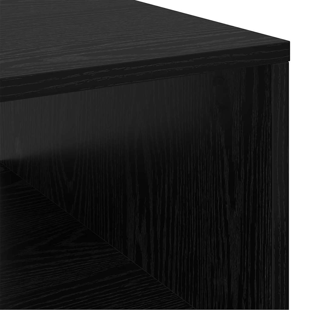 vidaXL Stolik kawowy Czarny Dąb 102 x 55 x 35 cm
