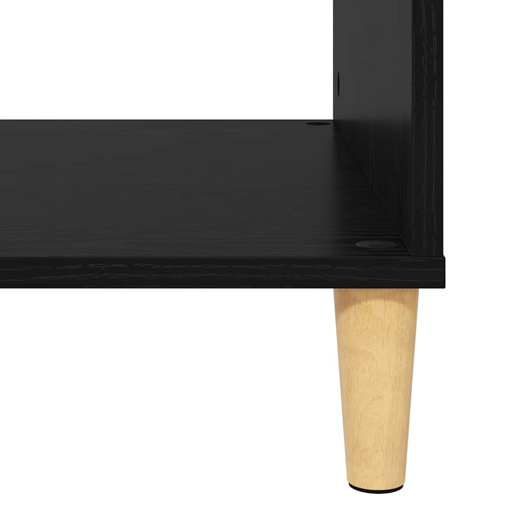 vidaXL Stolik kawowy Czarny Dąb 102 x 55 x 35 cm