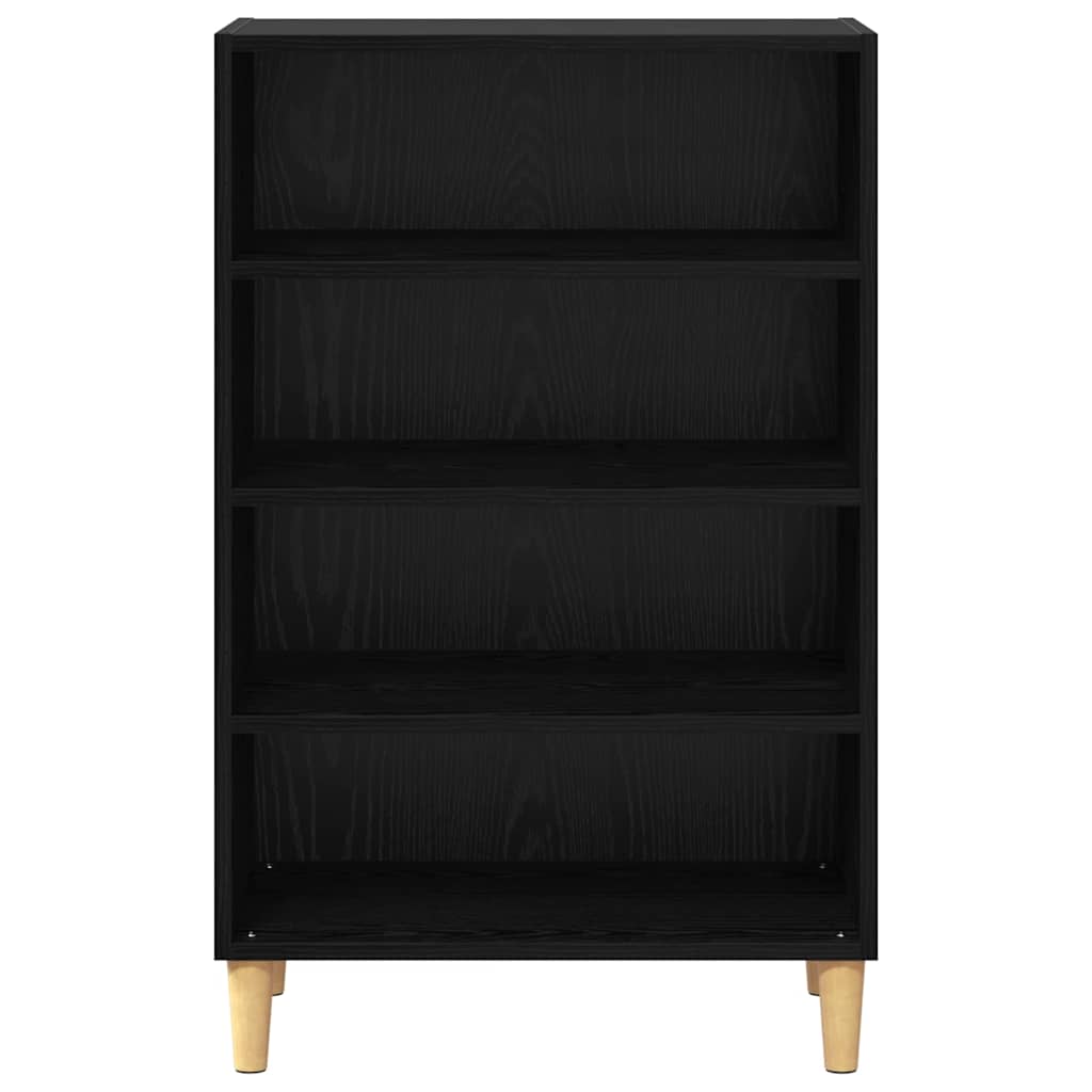 vidaXL Bufet Czarny Dąb 57 x 35 x 89.5 cm Materiał drewnopochodny