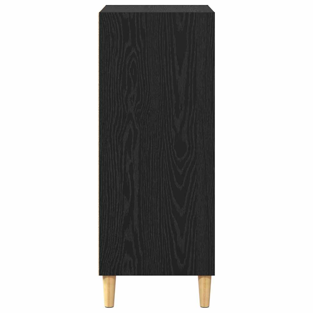 vidaXL Bufet Czarny Dąb 57 x 35 x 89.5 cm Materiał drewnopochodny