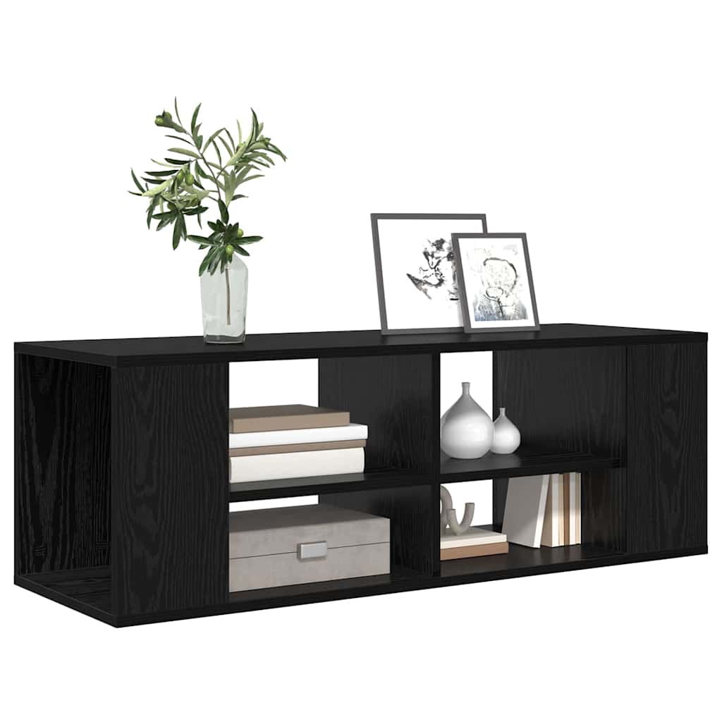 vidaXL Zestaw szafek RTV Czarny Dąb 102 x 35 x 35 cm