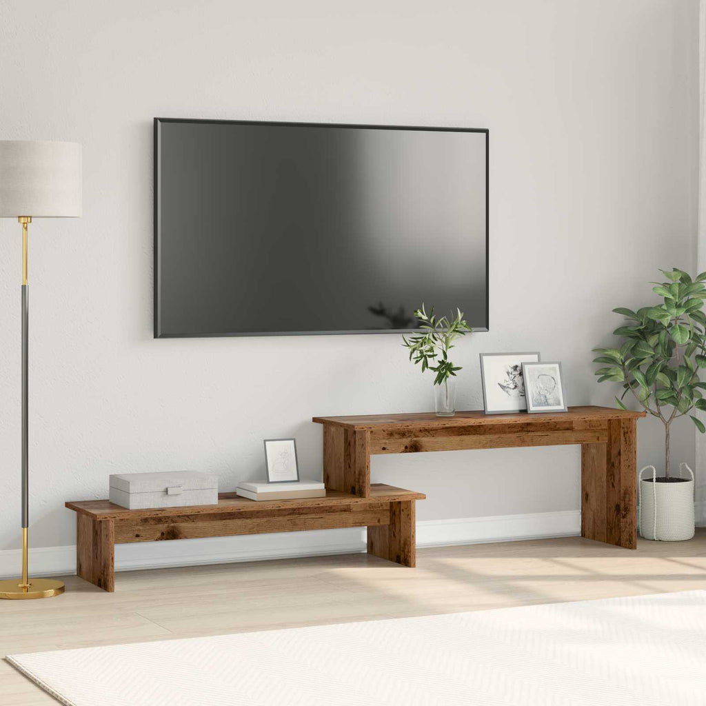 vidaXL Zestaw szafek RTV Stare drewno 180 x 30 x 43 cm