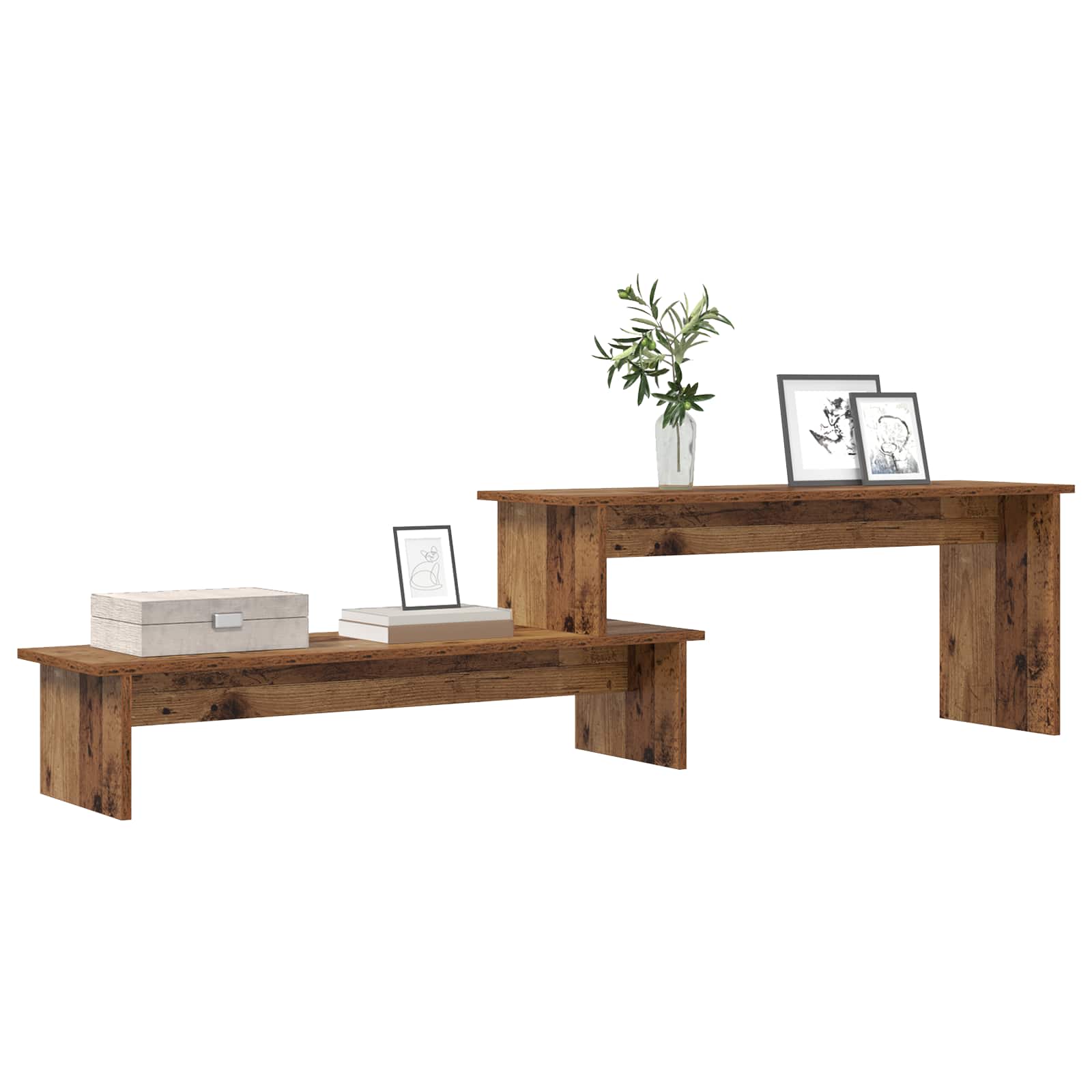 vidaXL Zestaw szafek RTV Stare drewno 180 x 30 x 43 cm