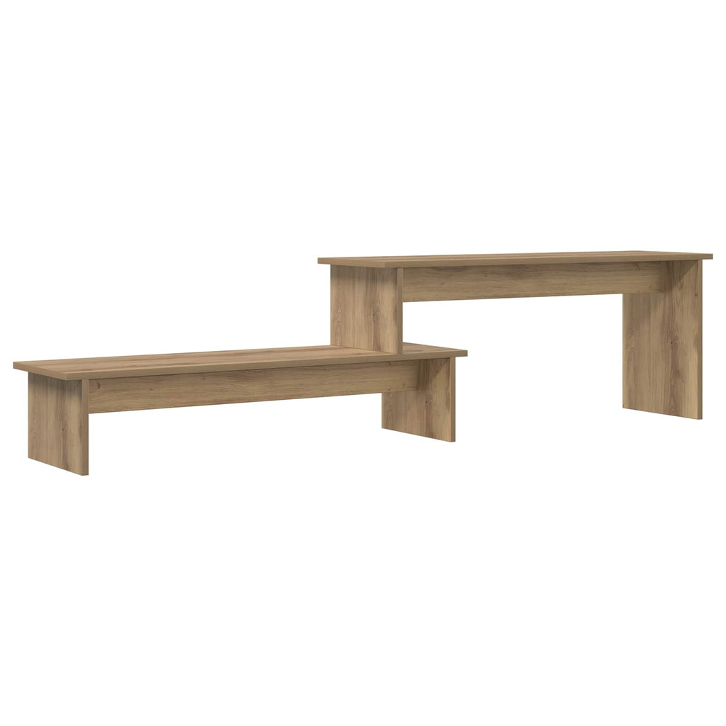 vidaXL Zestaw szafek RTV 180,5 x 30 x 43 cm Dąb rzemieślniczy