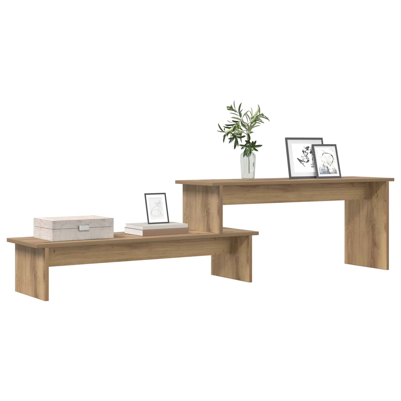 vidaXL Zestaw szafek RTV 180,5 x 30 x 43 cm Dąb rzemieślniczy