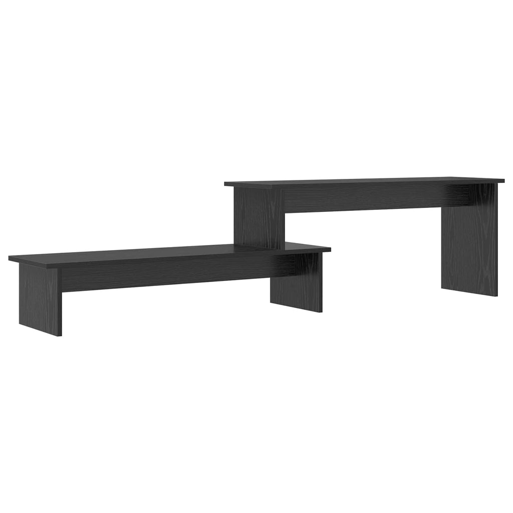 vidaXL Zestaw szafek RTV Czarny Dąb 180,5 x 30 x 43 cm