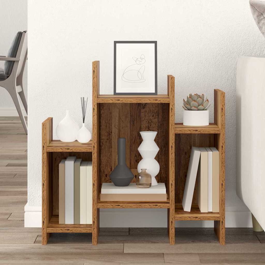 vidaXL Szafka boczna Stare drewno 60 x 26 x 60 cm