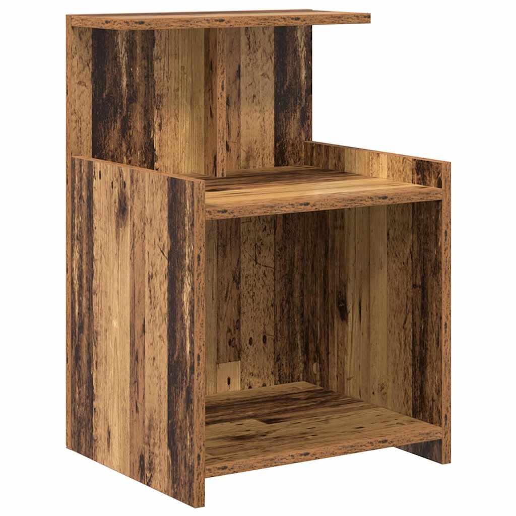vidaXL Szafka Nocna 2 pcs Stare drewno 40 x 35 x 60 cm