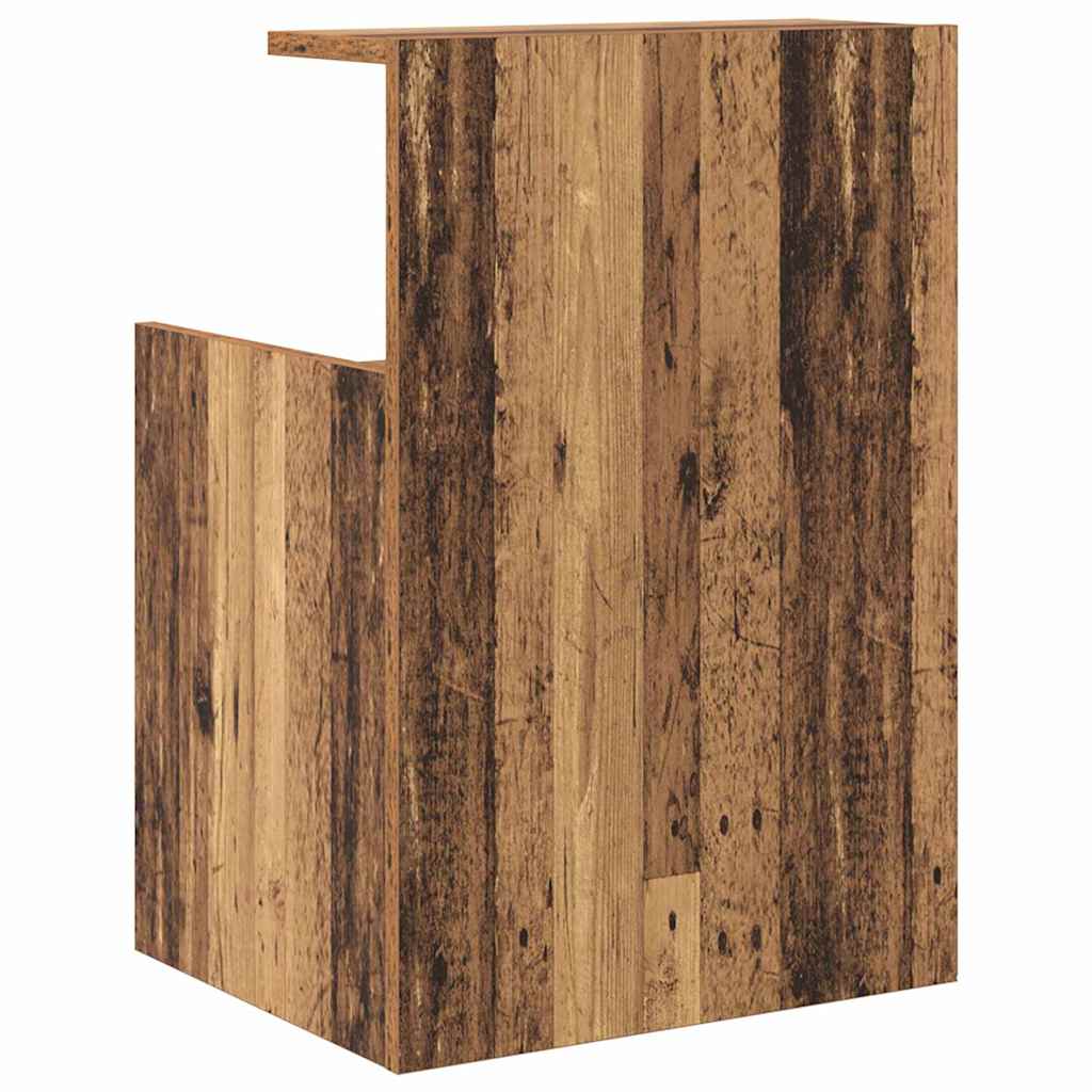 vidaXL Szafka Nocna 2 pcs Stare drewno 40 x 35 x 60 cm